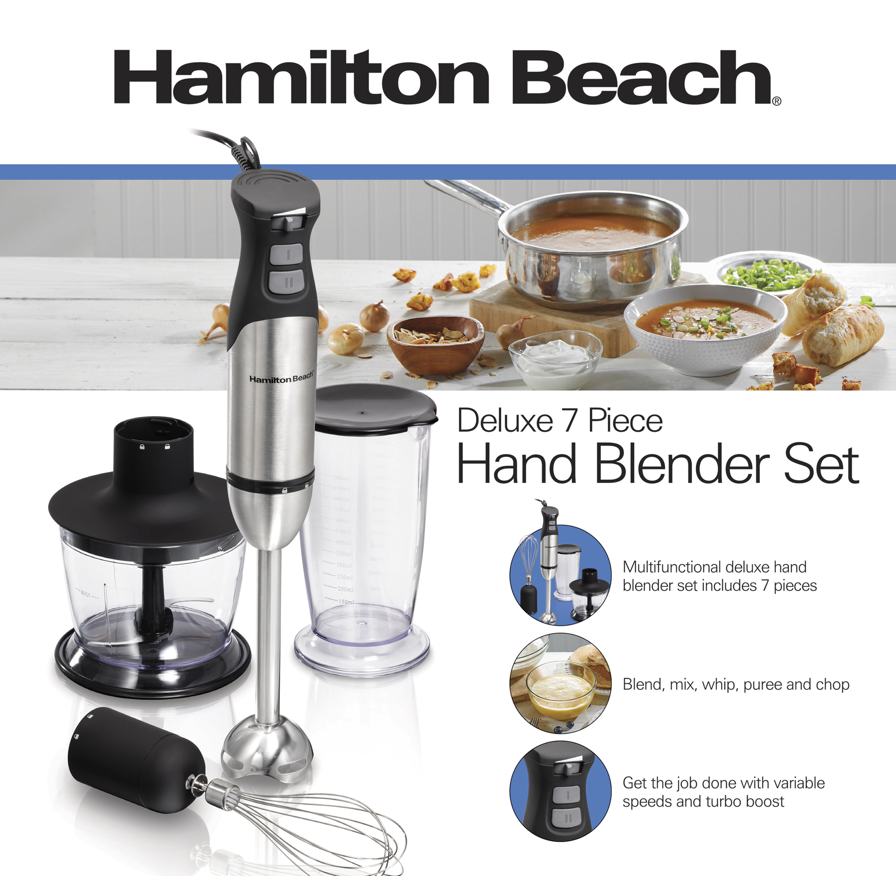 Batidora de Inmersión Hamilton Beach 59766 - Imagen 4