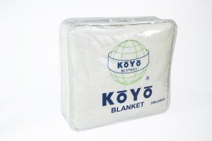 Cobija Koyo Repujada Unicolor -  Blanca
