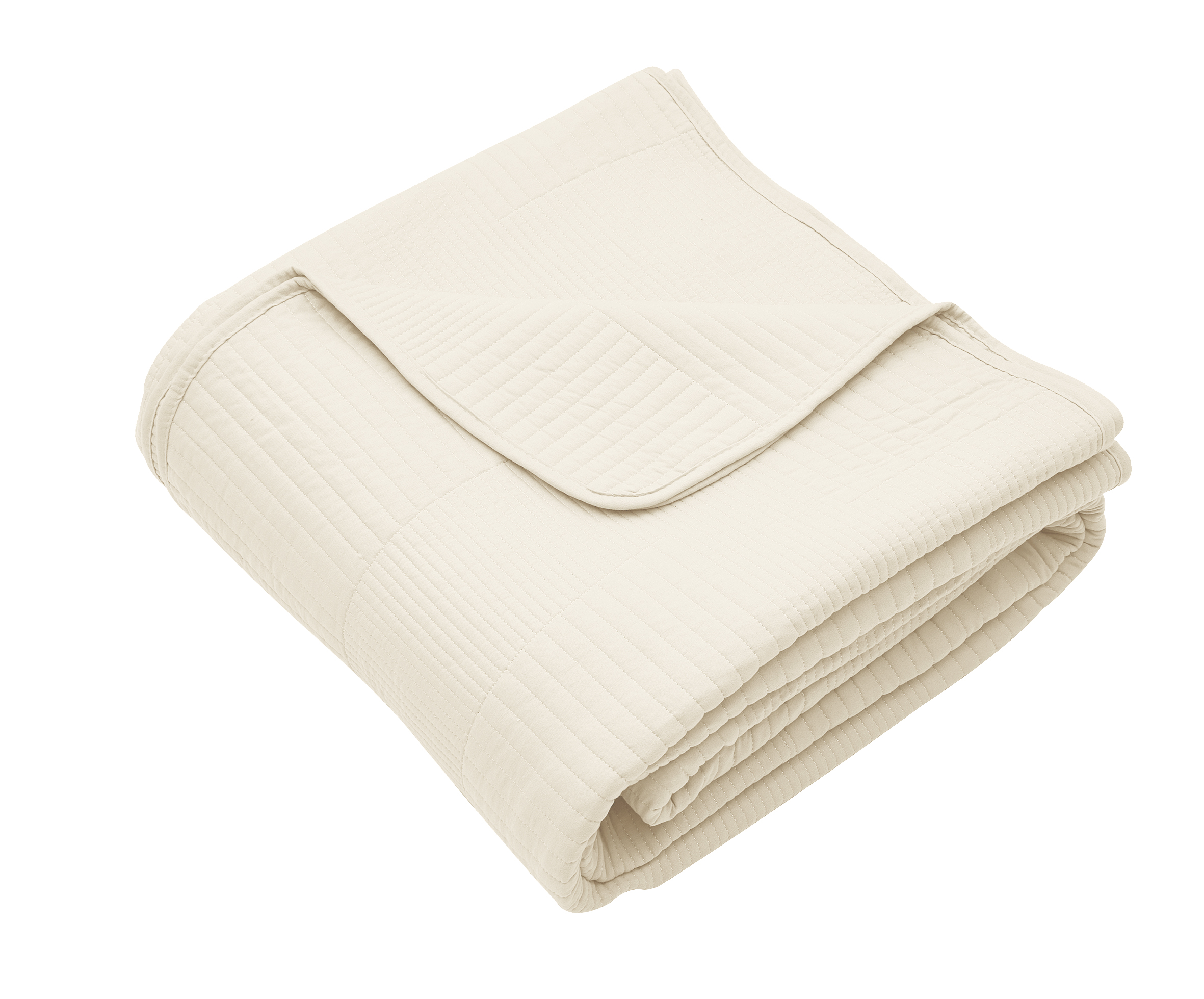 Colcha Real Tex Bordada Unicolor Beige – 8004 - Imagen 4