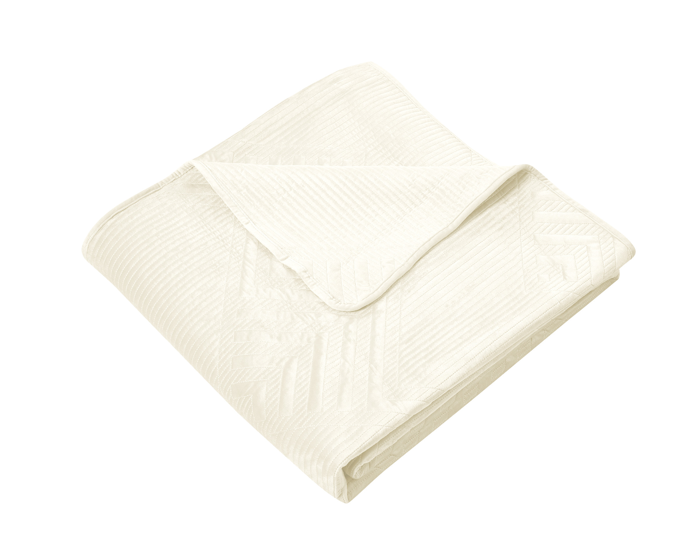 Sobrecama Real Tex Bordada Velvet Unicolor Beige – 8005 - Imagen 4