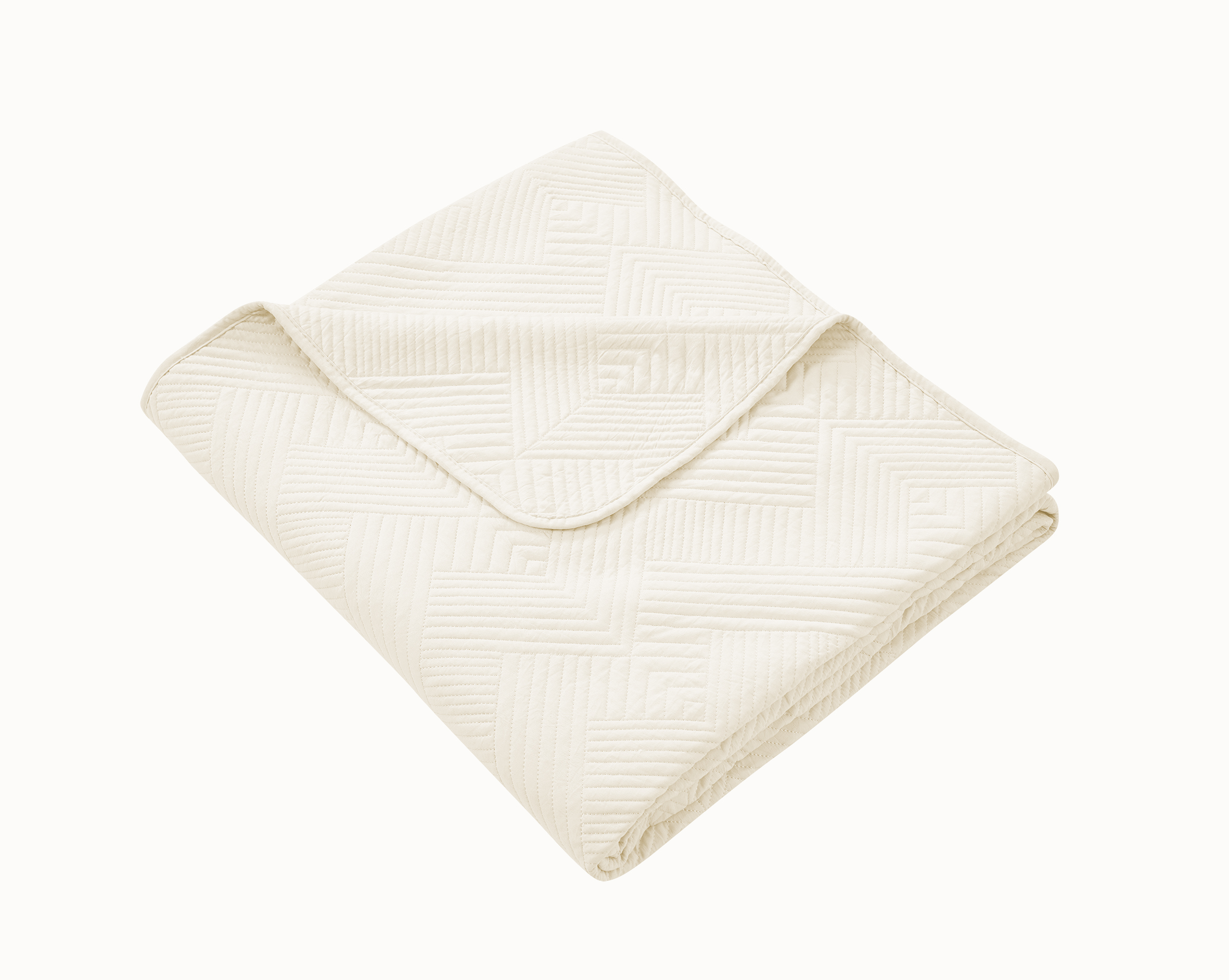 Colcha Real Tex Bordada Unicolor Beige – 8001 - Imagen 4
