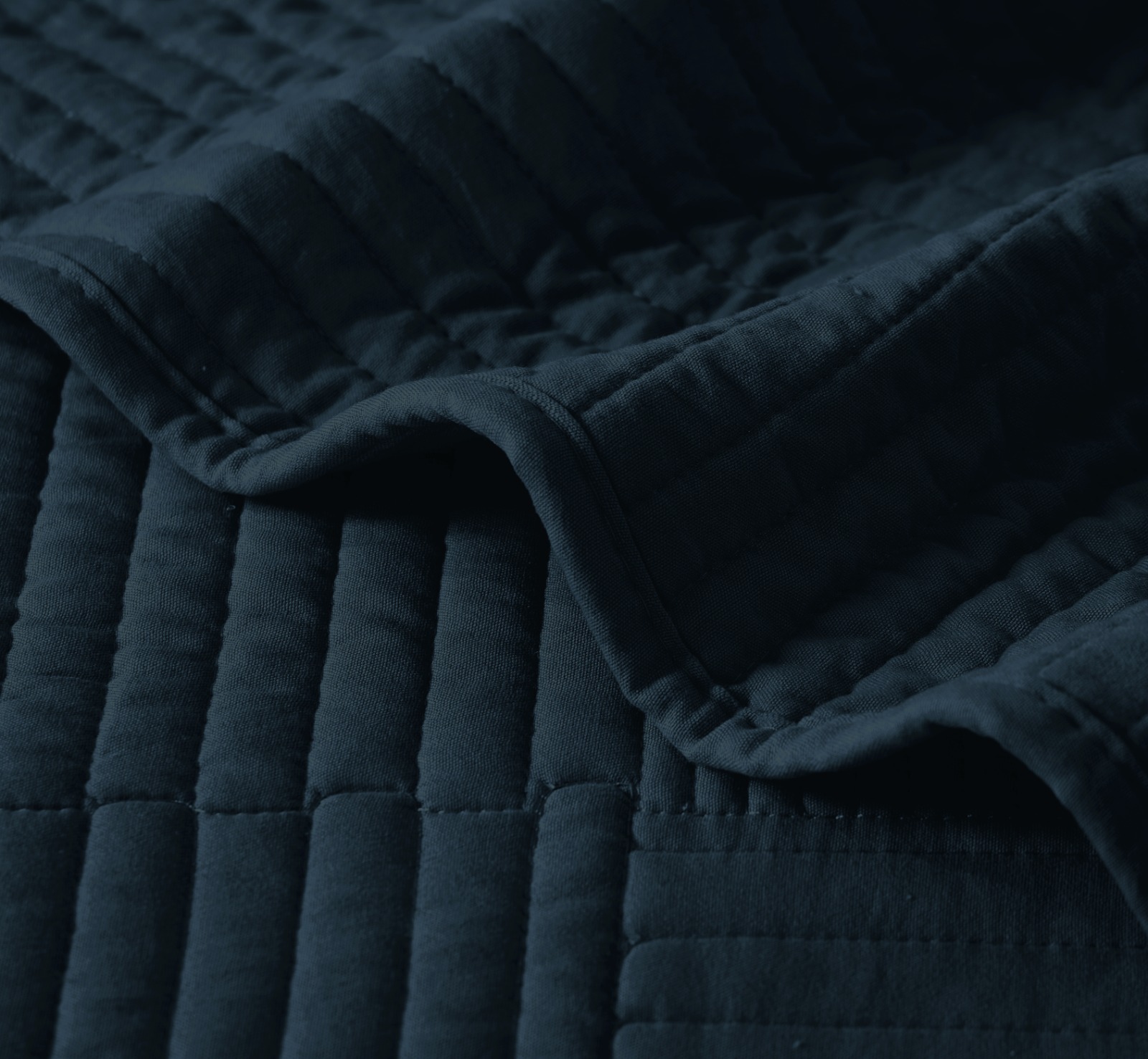 Colcha Real Tex Bordada Unicolor Azul Petróleo – 8004-8 - Imagen 3