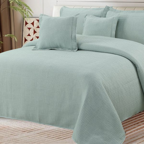 Colcha Real Tex Jacquard Algodón 6142-4 Verde