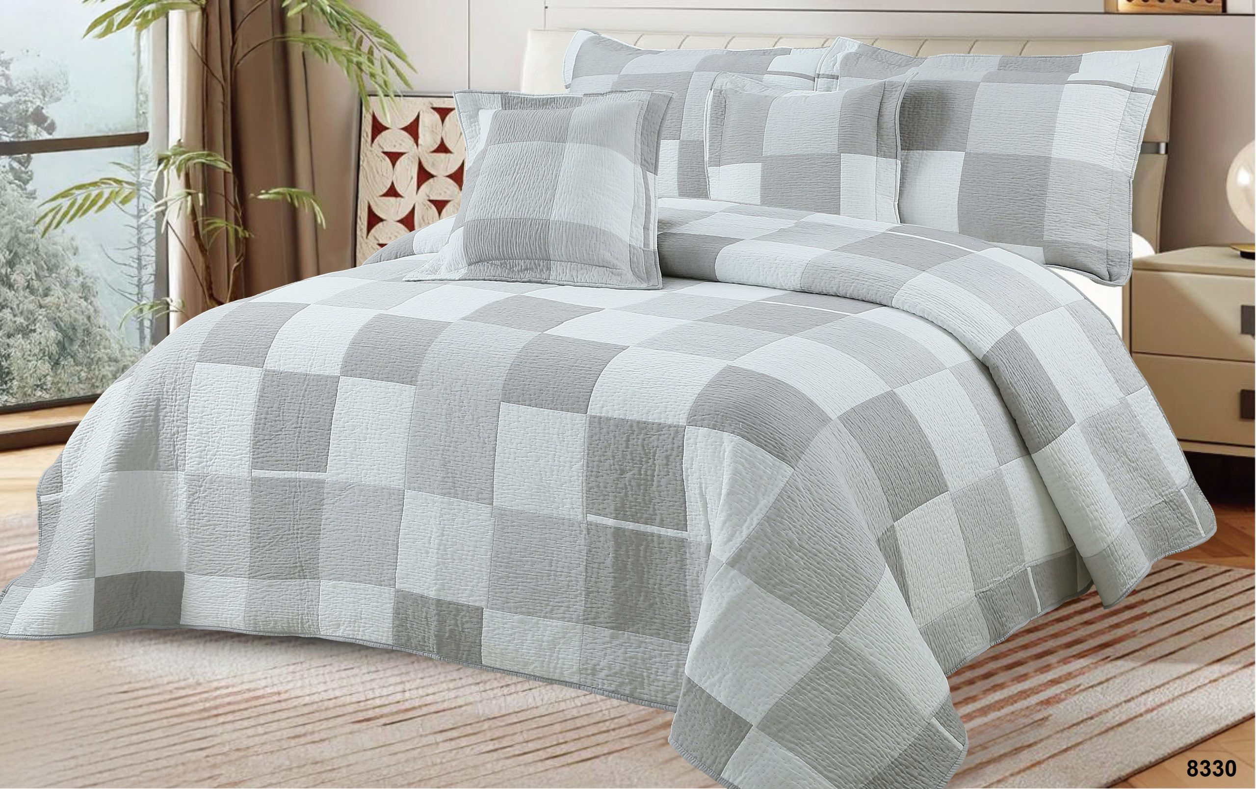 Colcha Real Tex Jacquard Algodón 8330