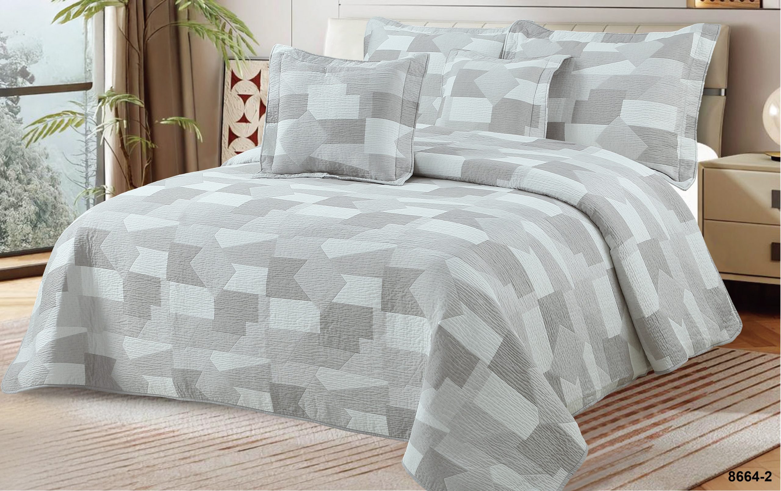 Colcha Real Tex Jacquard Algodón 8664-2