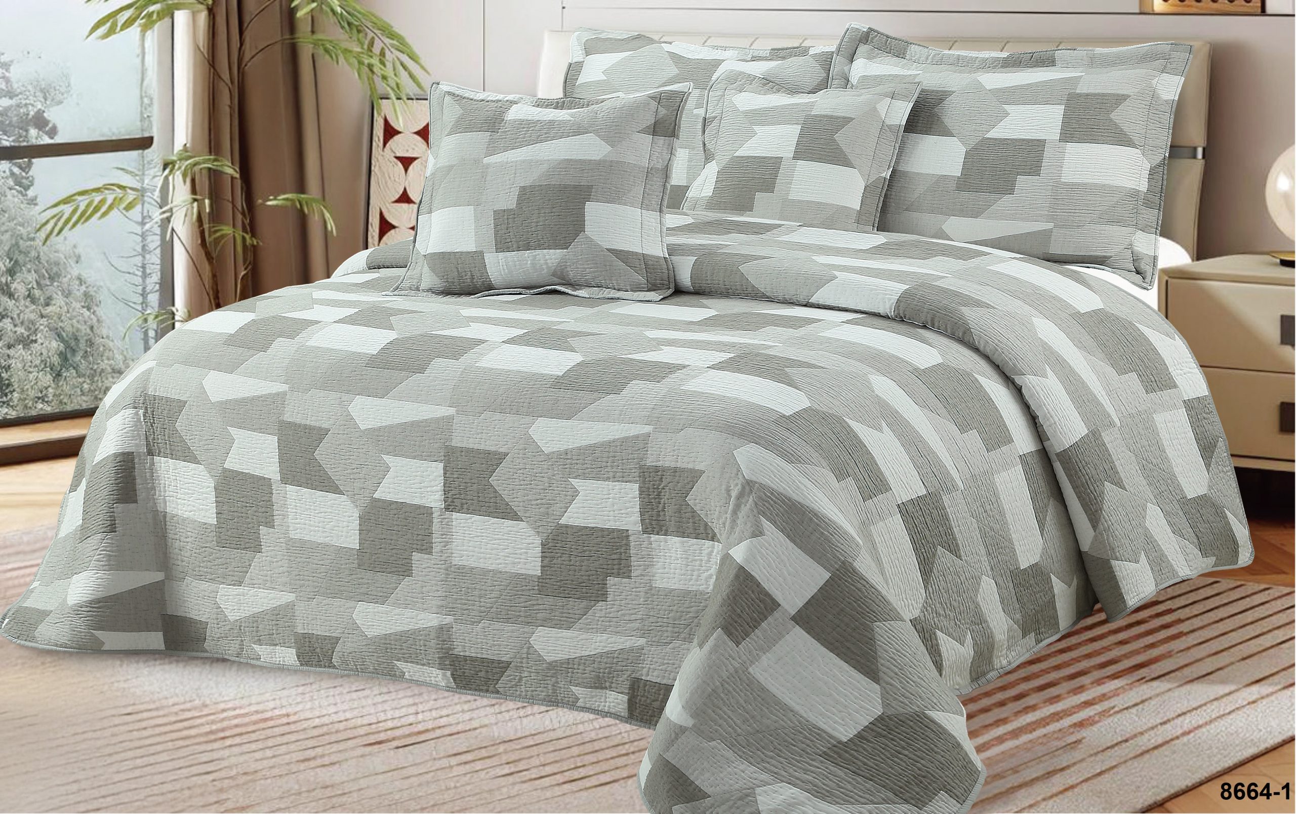 Colcha Real Tex Jacquard Algodón 8664-1