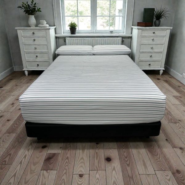 Juego de Sábanas Real Tex 180 Hilos Estampado 50% Algodón - 50% Poliéster, Línea Turquesa