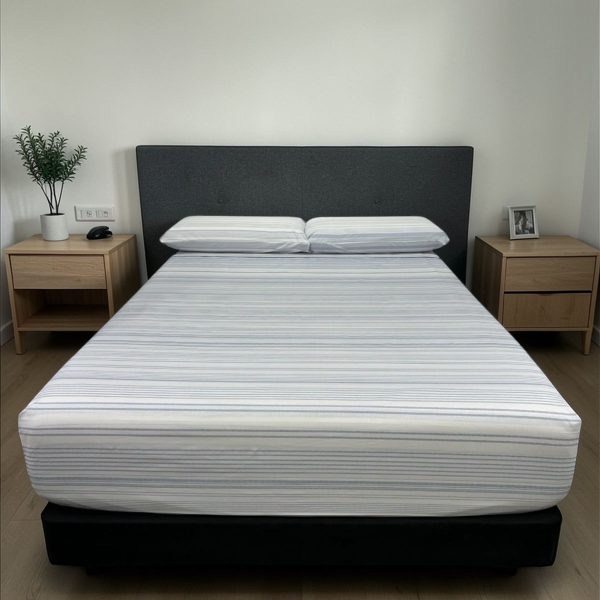 Juego de Sábanas Real Tex 180 Hilos Estampado 50% Algodón - 50% Poliéster, Línea Azul