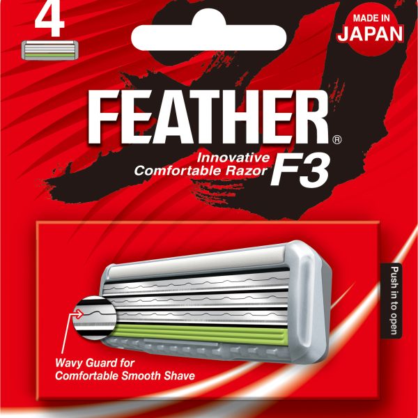 Cuchilla de repuesto para 1000SE Feather F3 (SE-4), 4 Cuchillas.