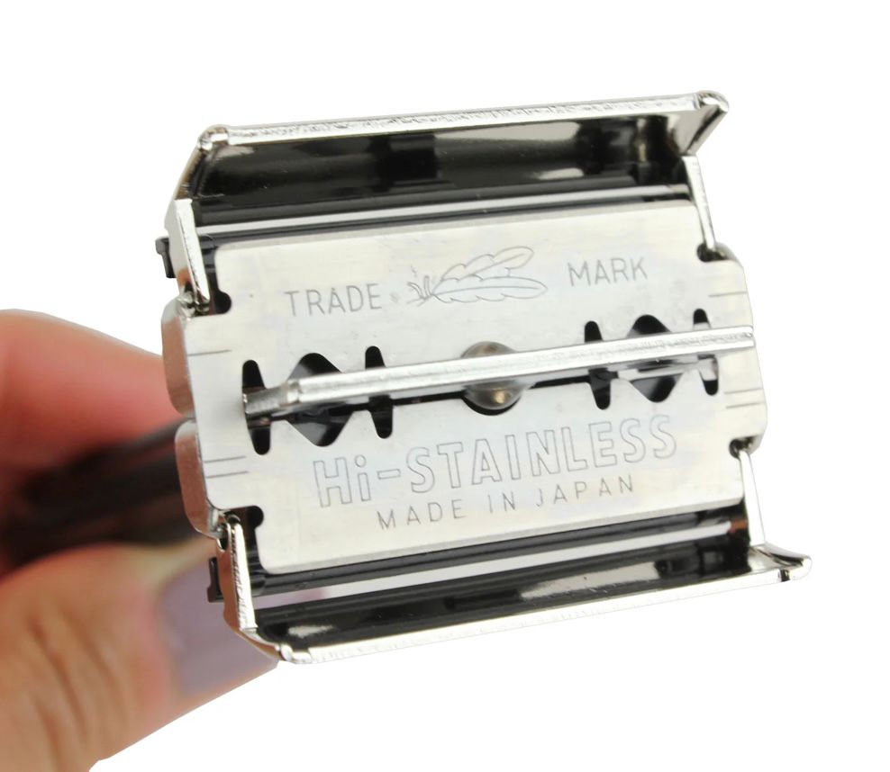 Maquinilla de Afeitar Doble Filo Feather Double Edge Razor Popular FH-H. - Imagen 8