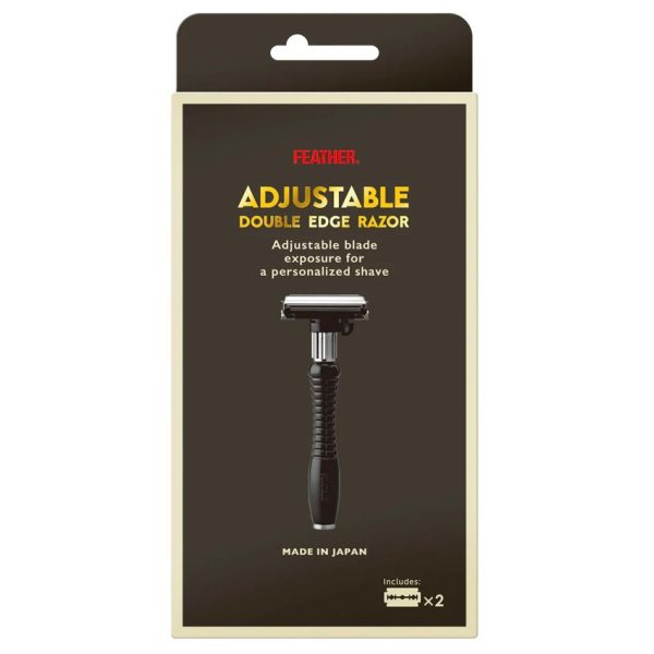 Maquinilla de Afeitar Doble Filo Ajustable Feather Double Edge Razor  Der-A