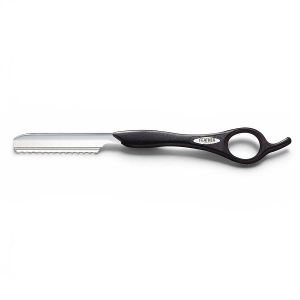 Navaja Para Corte De Pelo / Feather Styling Razor  - Black.