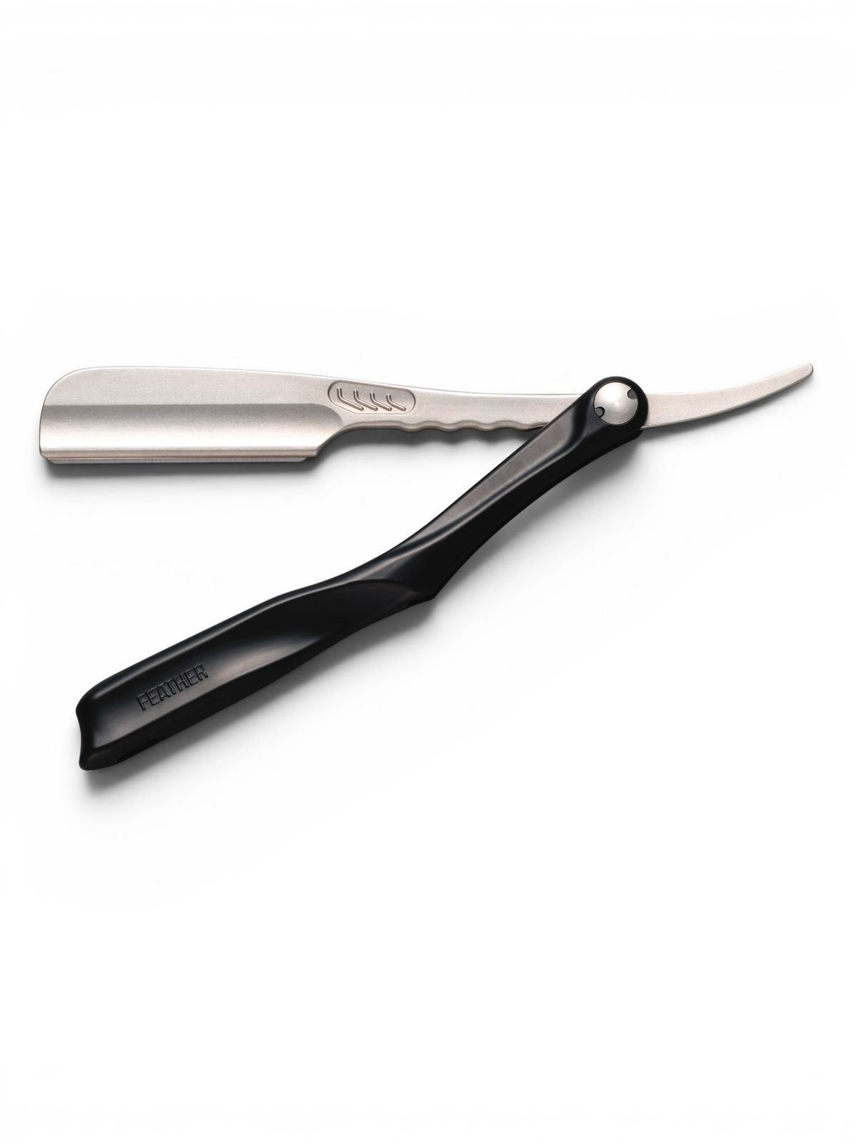 Navaja de Afeitar Profesional Feather Artist Club SS Folding Razor. Black SS