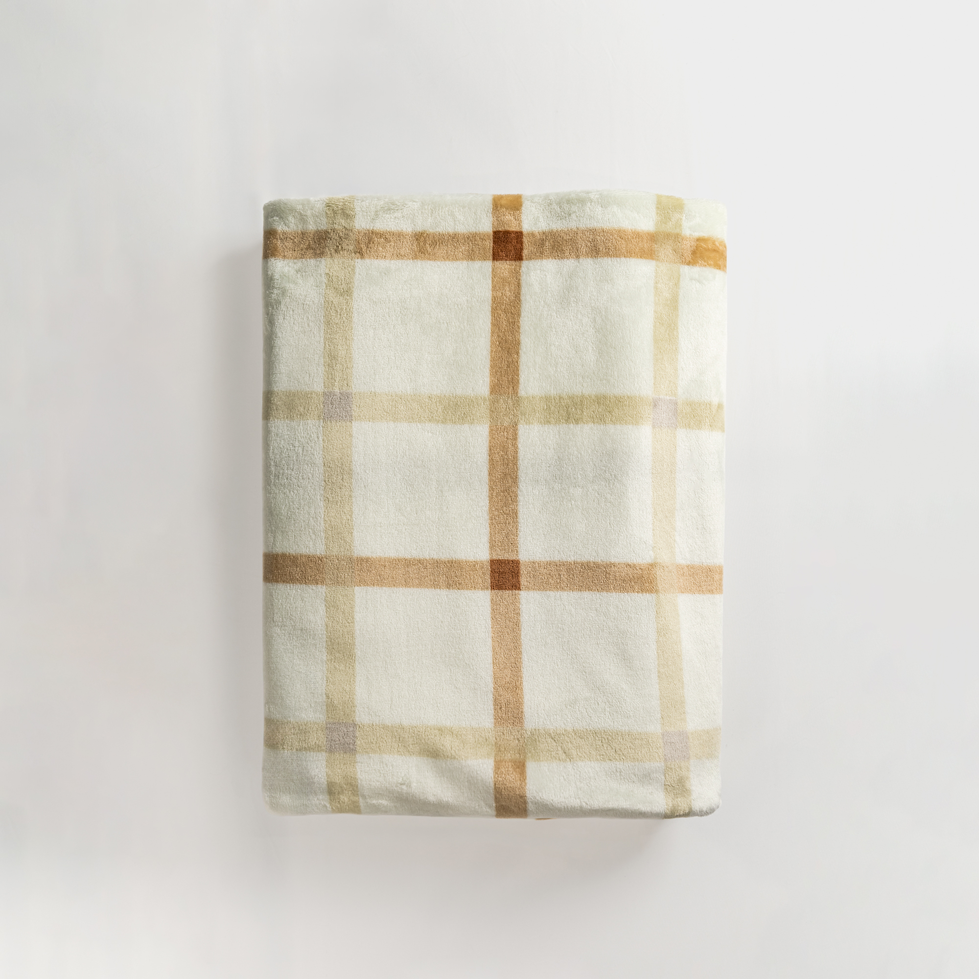 Cobija Real Tex Flannel Estampada -Línea Camel. - Imagen 2
