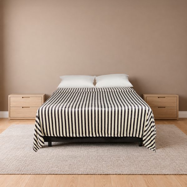 Cobija Real Tex Flannel Estampada -Línea Negro