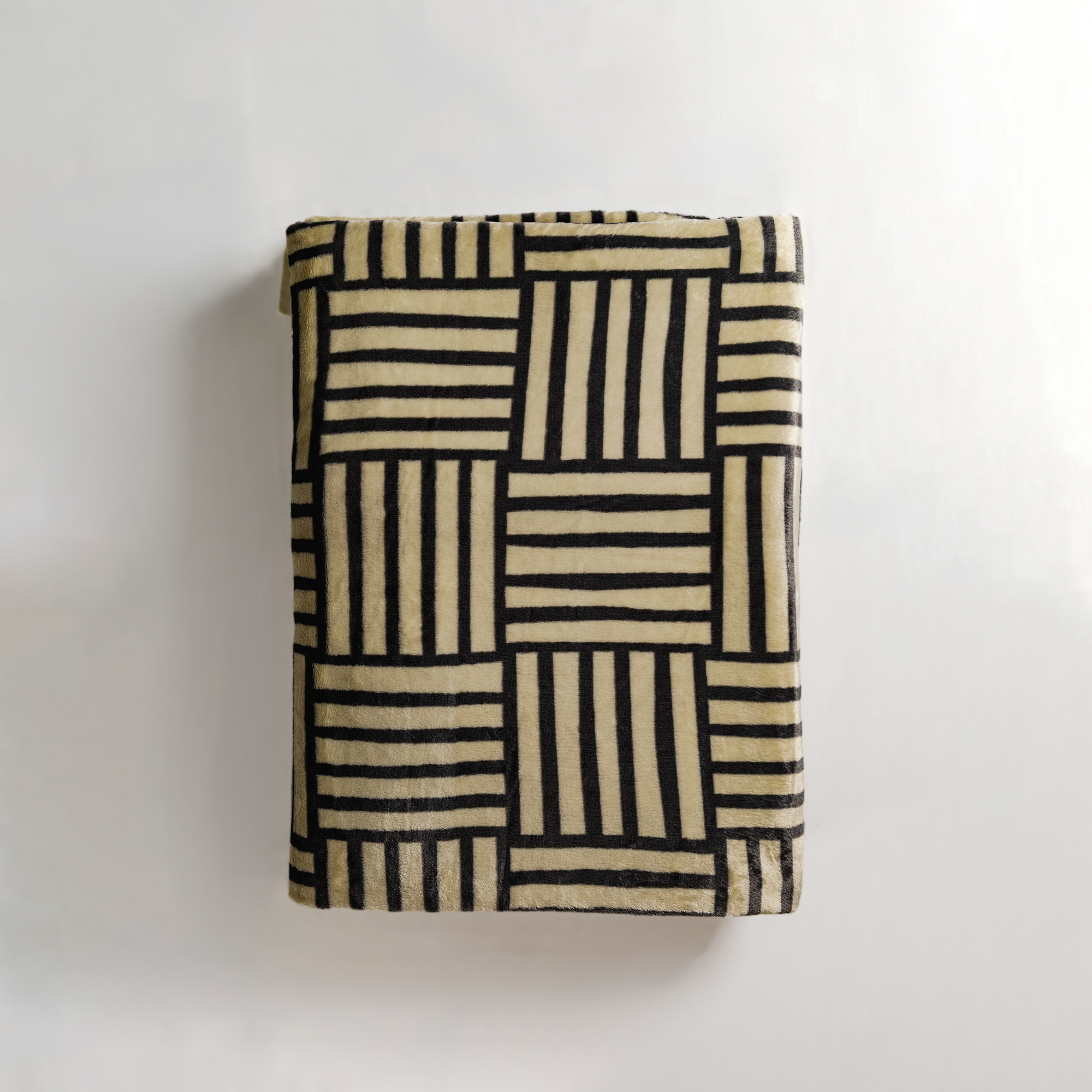 Cobija Real Tex Flannel Estampada - Laberinto Gris - Imagen 2
